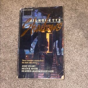 Silhouette Shadows Book with Dark Cover